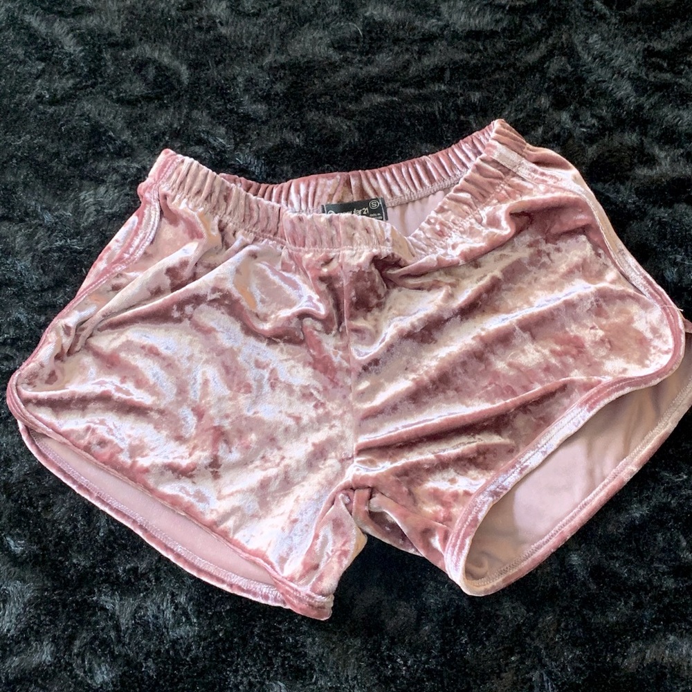 Silky Pink Booty Shorts 🍑
